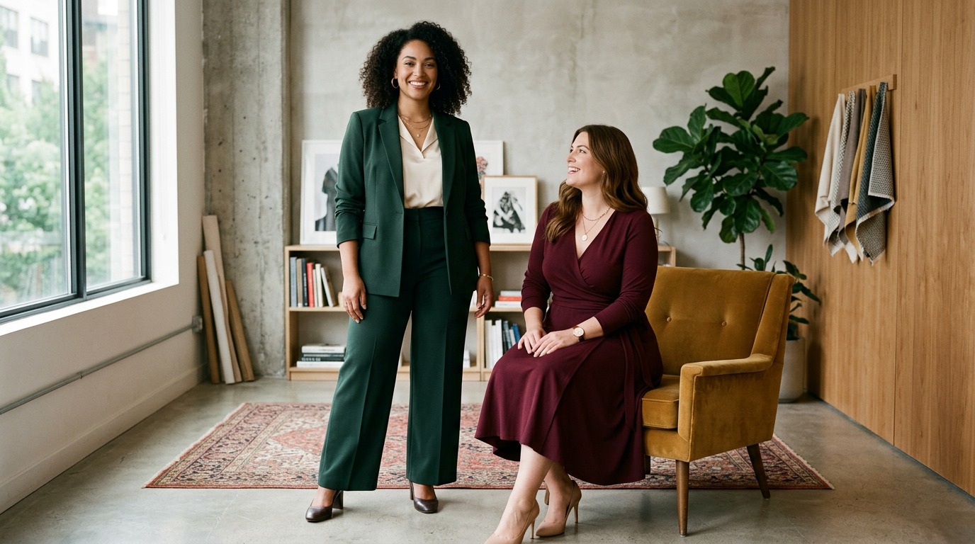 completi abbigliamento donna curvy elegante