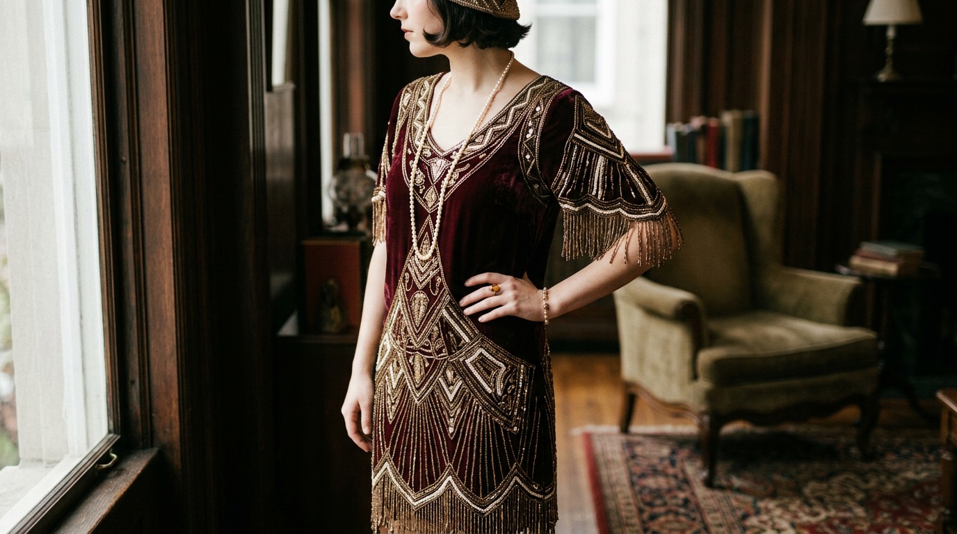 abbigliamento donna anni 20