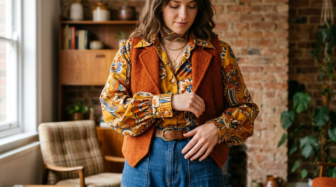 abbigliamento vintage donna anni 70