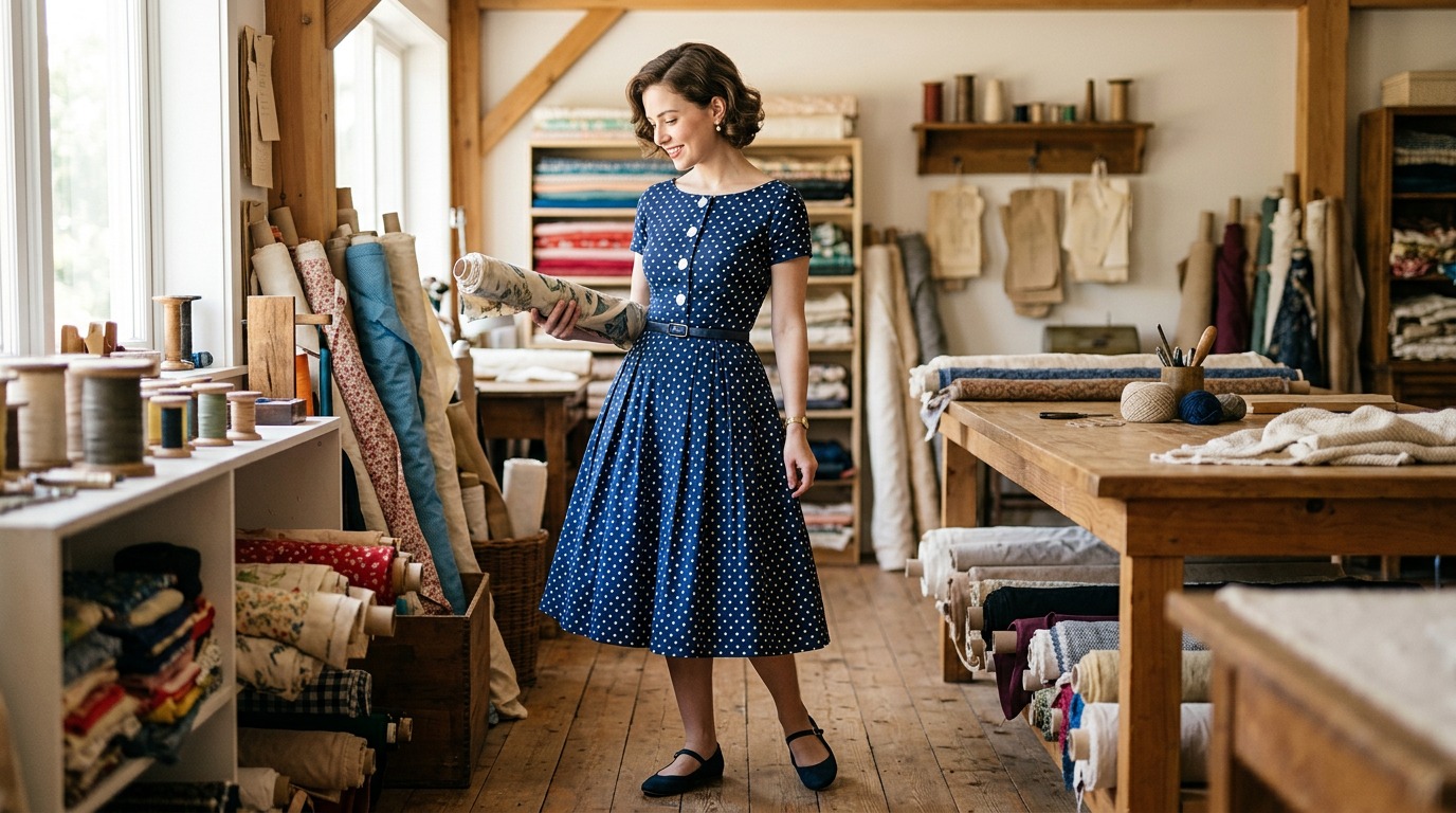 abbigliamento vintage donna anni 50